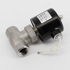 2W-16P 304 Stainless Steel Threaded Solenoid <b>Valve</b> High Temperature Resistant Normally Closed Flange <b>Control</b> <b>Valve</b> - Product Image 1