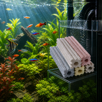 Média filtrant biologique en céramique en gros pour aquariums et bassins, idéal pour la purification des nitrites et la culture des bactéries.