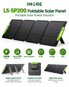 Panel Solar Flexible de 200W, Módulo Monocristalino Ligero para Techo de Caravana, Autocaravana, RV, Campervan - Product Image 3