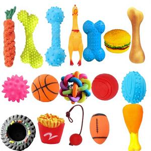Jouets pour chiens en gros d'usine, résistants aux morsures, couineurs, pour Golden Retriever, Teddy, chiots, pour la dentition et <span class=keywords><strong>le</strong></span> nettoyage dentaire, sonores, pour animaux de compagnie - Product Image 1