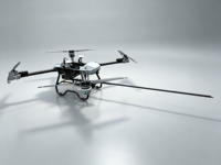 Drone de nettoyage autonome avec système de pulvérisation haute pression, laveur intelligent de bâtiments UAV