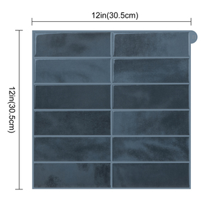 Home Decor Bathroom Waterproof Peel and Stick Marble Blue <strong>Backsplash</strong> Mosaic Wall Tiles <strong>Sticker</strong> <strong>for</strong> <strong>Kitchen</strong> Living Room - Product Image 5
