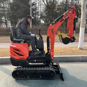Miniexcavadora DY de 0.9 Toneladas, Excavadora Pequeña con Rompedor Hidráulico, Motor de Alta Eficiencia, Maquinaria de Construcción - Product Image 4
