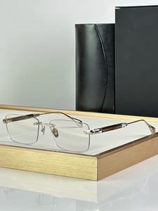 Montures de lunettes optiques carrées de luxe pour hommes, montures de lunettes sans monture tendance pour femmes - Product Image 6