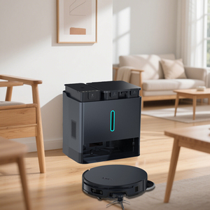 Robot Vacuum Cleaner 20000Pa Ultra Strong Suction Auto <b>Mop</b> Lift Hot Water Deep Wash Extension Brushes Self-Emptying Base Cleaner - Product Image 1