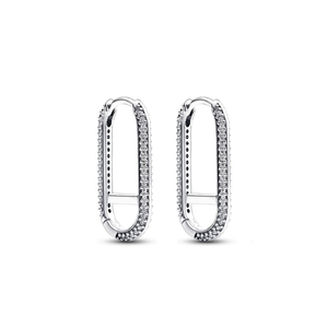 Pendientes de Cadena con Dijes de Plata 925 <span class=keywords><strong>Serie</strong></span> <span class=keywords><strong>ME</strong></span>, Oro Rosa, como Regalo de San Valentín, Compromiso o Aniversario - Product Image 2