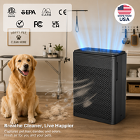 Purificateur d'air intelligent HEPA pour toute la maison, purificateur d'air sur pied pour une meilleure respiration, expédition depuis l'entrepôt américain, idéal pour les animaux domestiques