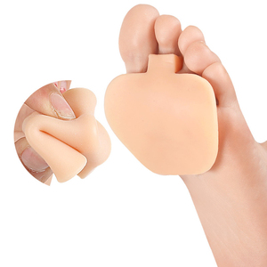 Almohadillas ortopédicas de gel con forma de manzana para el antepié, para <span class=keywords><strong>dedos</strong></span> en martillo, metatarrofas, <span class=keywords><strong>dolor</strong></span> de bola del pie y callosidades. - Product Image 1