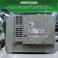 Modul Panel Layar Sentuh Schneider Harmony GTO Original Baru 7.5 Inci HMIGTO4310 HMI Industri Layar TFT