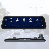 Grosir perekam Video otomatis Android, kamera dasbor layar sentuh IPS 9.6 "dengan lensa ganda depan belakang HD Mobil cermin DVR nirkabel
