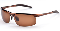 Kacamata Sepeda Photochromic Gorpcore, Pelindung Setengah Bingkai Aluminium Magnesium Resin, Kacamata Olahraga Warna-warni, Pabrik OEM