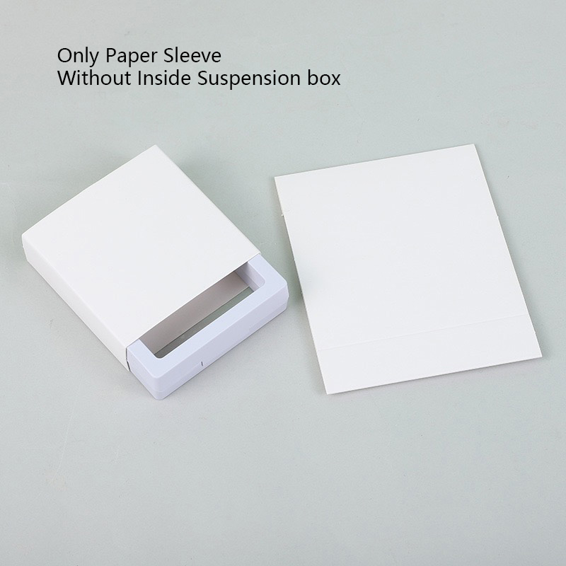 Manchon de papier blanc