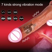 Dildos Sexspielzeug Beheizter Penis Fernbedienung Penisvibratoren Teleskopdildo Anal-Sexmaschine Realistischer Dildo Vibrator für Frauen
