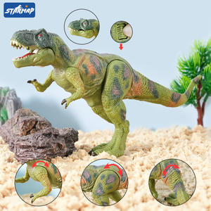 Juguete de Dinosaurio de Plástico Artificial para Niños, Modelo de Tiranosaurio Rex y Estegosaurio con <span class=keywords><strong>Boca</strong></span> Móvil, Adornos de Frozen para Niños de 7 <span class=keywords><strong>a</strong></span> 12 <span class=keywords><strong>A</strong></span>ños - Product Image 4