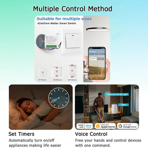 Passerelle ZigBee Tuya Smart Life pour maison intelligente, multifonctionnelle, compatible Matter, passerelle filaire Zigbee, fonctionne avec Alexa et Google Assistant - Product Image 6
