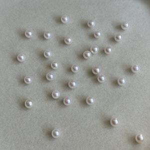 Perlas Sueltas de Agua Dulce Naturales de 5-6 mm, Superficie de Espejo, Ligeramente Impecables, Perlas Zhuji sin Tratar, Venta al por Mayor - Product Image 4
