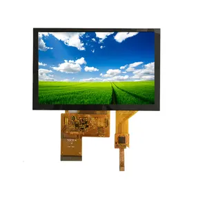 800*480 tft lcd תצוגת 24 280 Rgb 7 אינץ 'tft lcd עם מסך מגע resistive