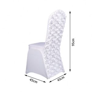 Fundas de Silla y Cubiertas de Mesa de Spandex con Diseño de Rosas, Venta al Por Mayor de Fábrica, Económicas, para Decoración de Eventos y Bodas - Product Image 2