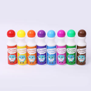 Non toxique 8 couleurs Superdots lavable seulement marqueur de <span class=keywords><strong>bingo</strong></span> enfants Art dessin peinture ensemble marqueurs de points pour les enfants - Product Image 2