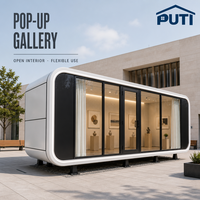 Maison Modulaire de Luxe Apple Cabin, Villa à Fenêtre Panoramique pour Complexes Hôteliers, Glamping, Location Vacances et Projets Touristiques