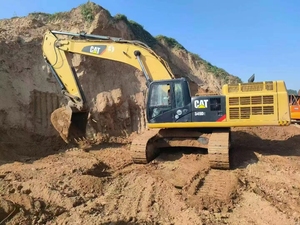 รถขุดไฮดรอลิก Caterpillar รุ่น 349D2 มือสองจากญี่ปุ่น ขนาด 49 ตัน พร้อมเครื่องยนต์ PLC เกียร์ มอเตอร์ ปั๊ม ขาย - Product Image 1