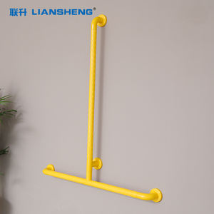 <span class=keywords><strong>Barre</strong></span> <span class=keywords><strong>d</strong></span>'appui murale antibactérienne <span class=keywords><strong>pour</strong></span> personnes handicapées avec kit <span class=keywords><strong>d</strong></span>'installation, <span class=keywords><strong>barre</strong></span> <span class=keywords><strong>d</strong></span>'appui avec support, type T inversé, main courante résidentielle - Product Image 4