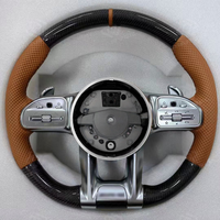 Volant en cuir personnalisé adapté aux Mercedes Benz Gls Gle W204 W205 W213 W219 W222 E63 Amg C63 E63 S63 G63 G65