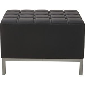 Pouf Alera série QUB 26 38 X 21 12 X 17 12 Noir, complément idéal pour vos canapés de salon - Product Image 5