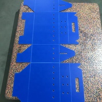Chine Usine Directe Meilleur Prix Boîte PET écologique 4mm Feuilles de plastique bleu avec Offres Spéciales de service de coupe
