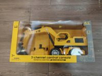 DWI Dowellin Pelle télécommandée à 5 canaux 2.4Ghz, jouet de véhicule d'ingénierie RC avec lumières et câble USB pour enfants