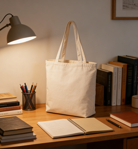 TOPDesign Lot de 24 sacs fourre-tout en coton économiques, légers, de taille moyenne, réutilisables pour les courses, avec fermeture à tirette, pour la publicité et la promotion DIY - Product Image 4