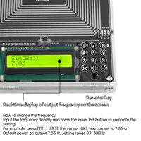 Générateur d'ondes Schumann 7,83 Hz, générateur d'impulsions à très basse fréquence pour la bio-cicatrisation naturelle, résonateur audio 3,5 mm, haut-parleur vibrant
