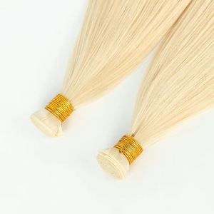 Extensiones de Cabello Humano Remy 613 Rubio, Tejidas a Mano, Lisas y Sedosas, Ligeras - Product Image 5