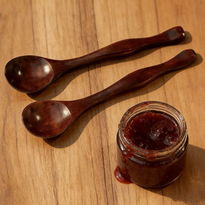 Wooden Spoon Solid Wood <b>Honey</b> Spoon Eco Friendly For Tea Coffee Stirring Party Use - Product Image 3