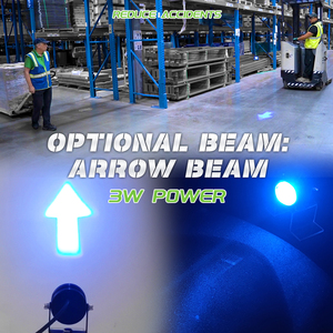 New LED <b>Forklift</b> Safety Alert Light IP65 Rated Universal Fitment - Product Image 6