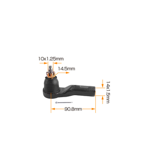 TE-40071L TOMOI Extrémité de biellette extérieure droite Pièces de système de direction automatique pour NISSAN MICRA MICRA C + C OE NO. 48640-AX602 - Product Image 2