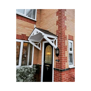 ROYAUME-UNI CANOPIES Rockingham Moderne <span class=keywords><strong>Intérieur</strong></span> Porte En Verre Auvent Porche Auvent Abri Pluie Facile À Installer Pas <span class=keywords><strong>D</strong></span>'entretien Thermique - Product Image 1