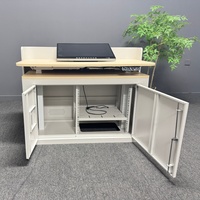 Table d'enseignement intelligente personnalisable Podium de présentation multimédia polyvalent pour salle de réunion scolaire