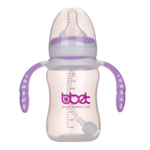 BAOHUI OEM usine approvisionnement bébé <span class=keywords><strong>biberon</strong></span> ensemble d'alimentation sans BPA silicone & PP col large pour 0-12 mois - Product Image 5