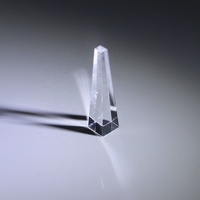 Tube optique haute transparence VY, guide de lumière conique en verre de quartz fusionné UV personnalisé avec revêtement antireflet