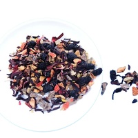 Thé aux fruits infusé à froid aux herbes, aux fleurs d'osmanthus, aux prunes, à la réglisse, aux pommes, à l'hibiscus et aux raisins, en sachet/emballage personnalisé, saveur variée, vente en gros