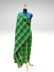 Vestido largo Shuka Maasai africano para mujer, tradicional, a cuadros, de algodón, elegante, ropa cultural, disponible para exportación. - Product Image 5