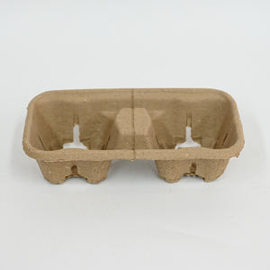 Portavasos Biodegradable de Pulpa Moldeada, Portavasos Desechable para Vasos de 12-32 oz, Empaque Sostenible para Cafeterías - Product Image 5