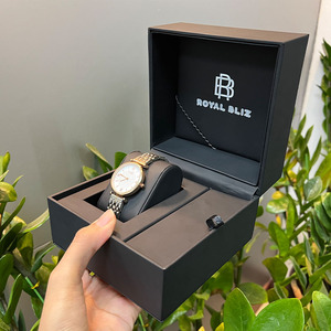 Tùy chỉnh giá rẻ da đồng hồ bao bì Hộp Quà Tặng bán buôn di động cổ tay đồng hồ hiển thị hộp lưu trữ - Product Image 5