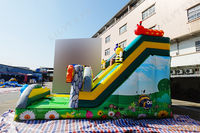 Toboggan Gonflable Commercial Lilytoys Tournesol pour Enfants, Glissade Sèche Gonflable Abeille pour l'Extérieur