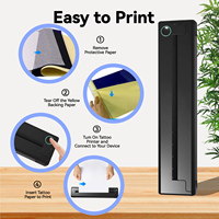VTR Mini Printer Thermal Nirkabel A4 Laris Manis dengan Garansi 1 Tahun Tersedia - Terhubung ke Ponsel untuk Tato