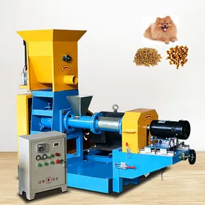 Machine de transformation des aliments pour animaux de compagnie, 180-200 kg/h, extrudeuse flottante d'aliments pour poissons, Machine de fabrication d'aliments pour chiens et chats