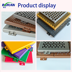 Ziekenhuis Handel Industrie Gebouw Aluminium Lasersnijden Wandbekleding Geventileerde Gevel Vliesgevel Ontwerp Milieuvriendelijk - Product Image 3