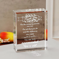 Decoraciones Acrílicas Personalizadas para Negocios, Artesanías, Placa de Recuerdo Ligera e Inspiradora, Trofeo de Premio Acrílico