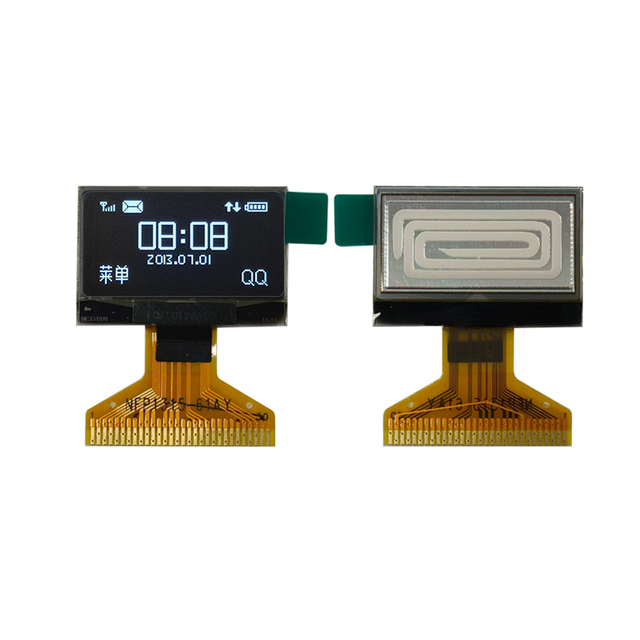 TONWELL 0.96 Inch PMOLED Display Module 128x64 SSD1306 SPI 4Pin PCB Mount Mini Screen for Industrial Micro Instrument